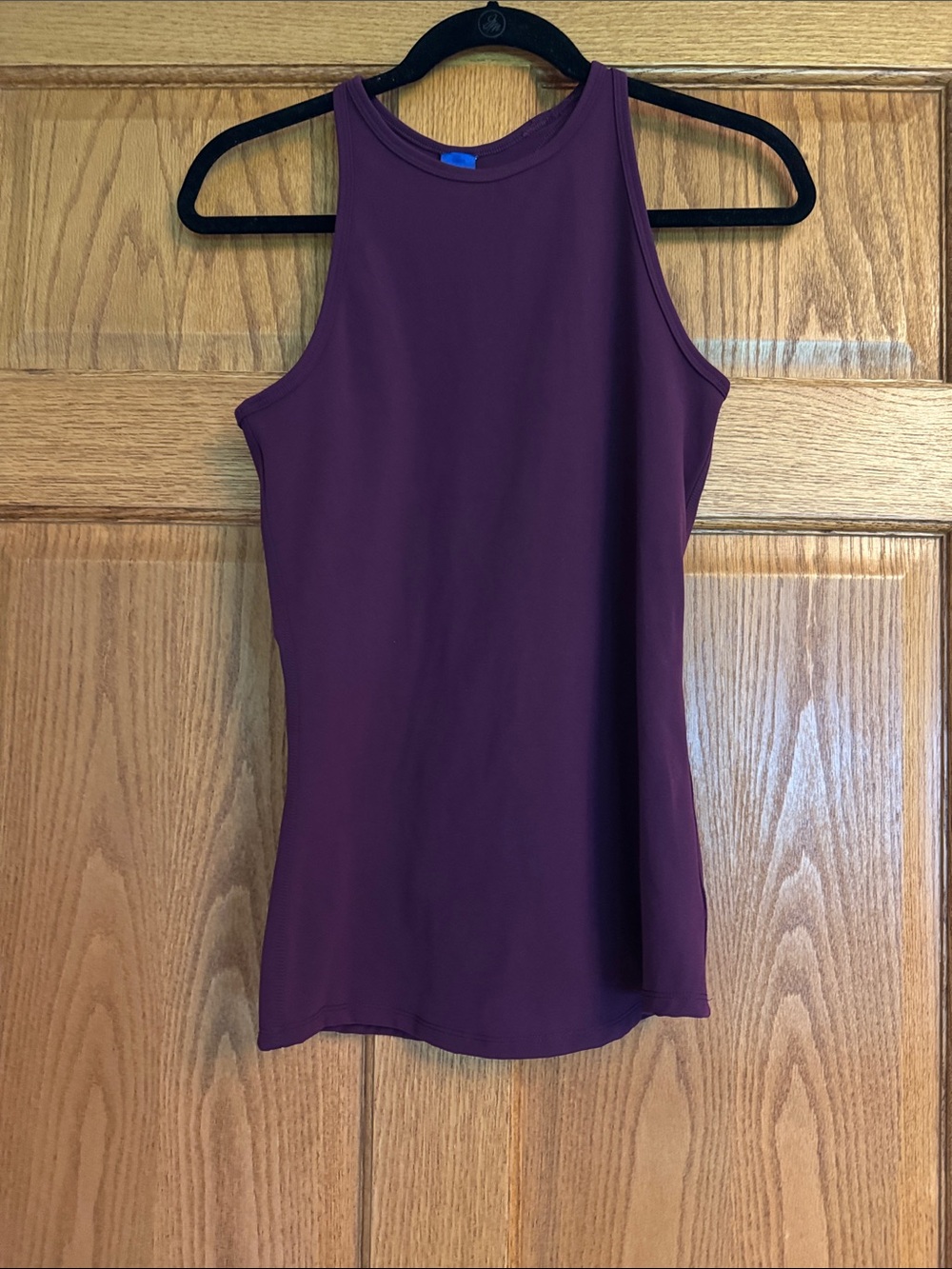 Kit and Ace Plum High-Neck Sleeveless Tank